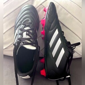 Adidas Black and White Soccer Cleats
